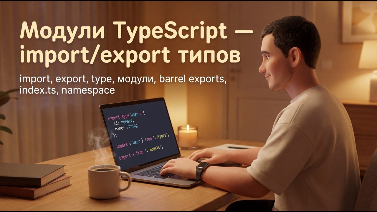 Модули TypeScript — import, export и организация типов в проекте - YouTube