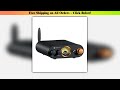 Fosi Audio MC101 Bluetooth Stereo Amplifier Home Audio Mini Amp with VU Meter 2 Channel HiFi