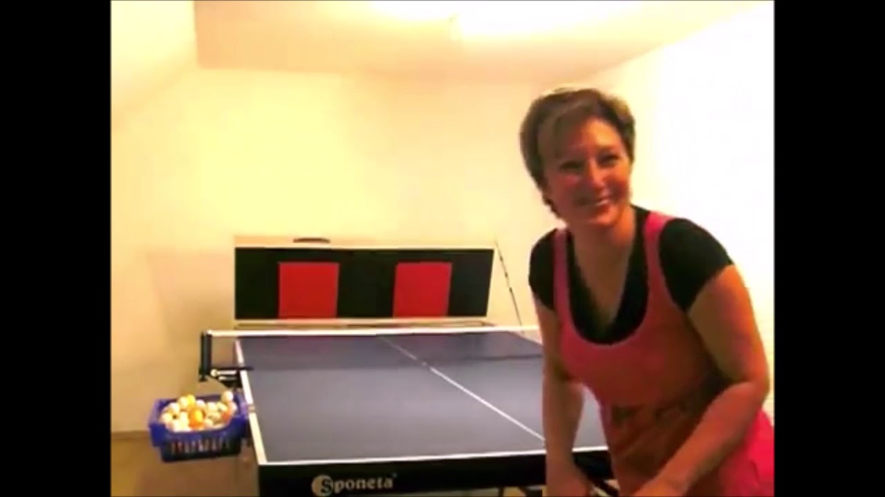 How could you exercise table tennis 1 hour after Christmas every day?