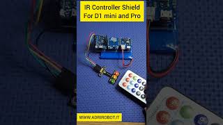 Come comandare un robot con Wemos D1 Mini e IR Shield #remotecontrol