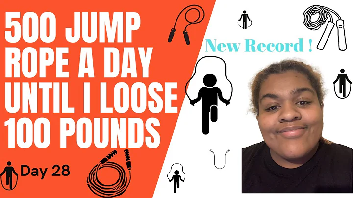 500 Jump Rope A Day Until I Loose 100 pounds - Day...
