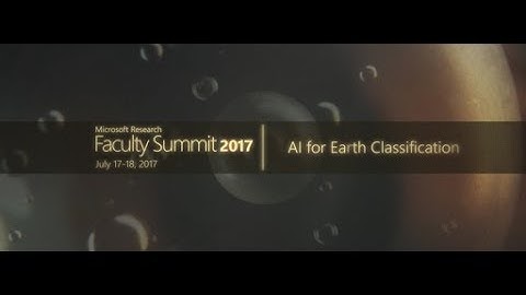 Video Abstract: AI for Earth Classification