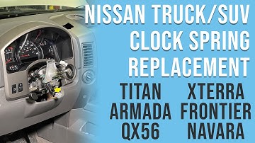 How To Replace a Clock Spring in a Nissan Truck/SUV