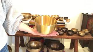 毎日シンギングボウル】 ～リンボウル ロゴ入り中サイズ
