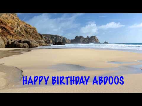 Abdoos Beaches Playas Happy Birthday