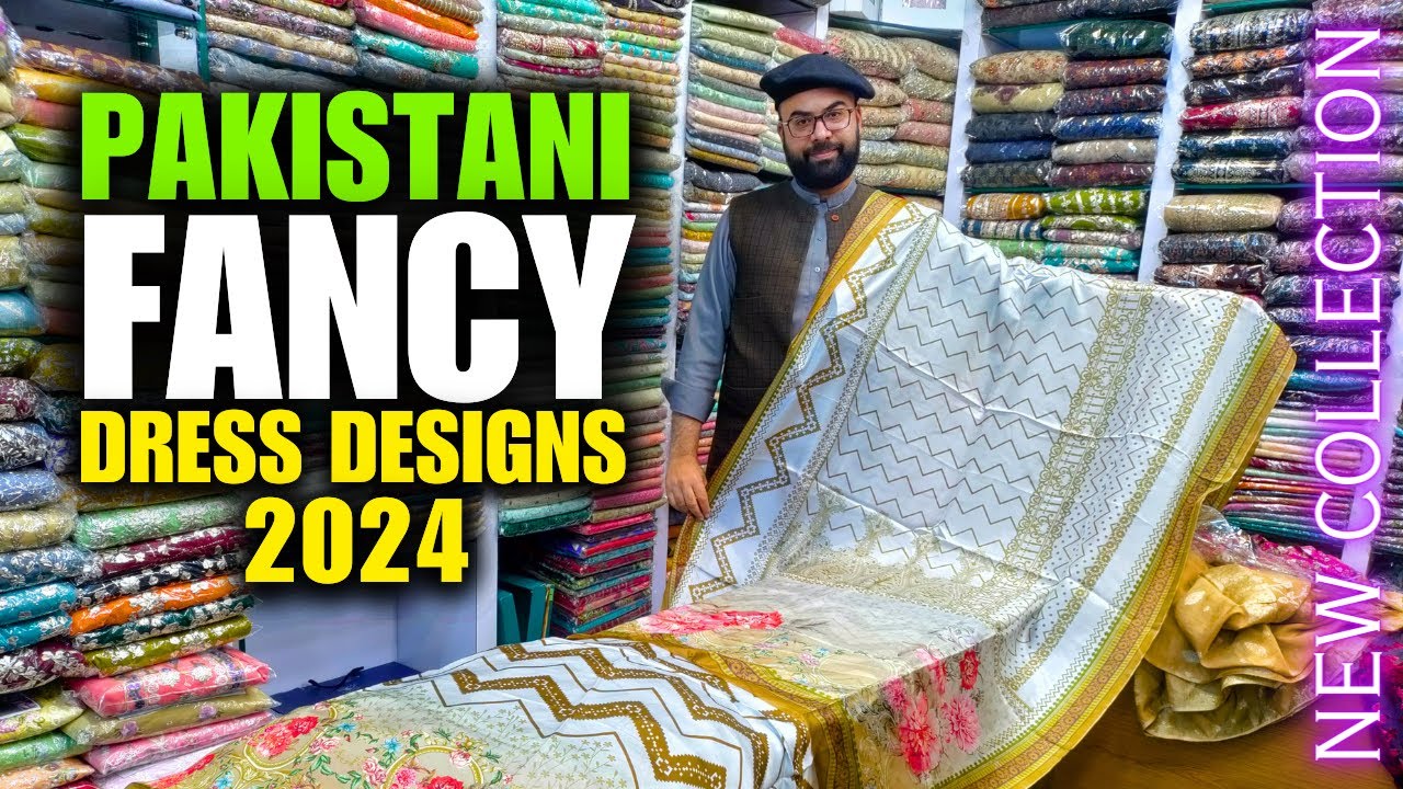 Ladies Fancy Dresses 2024 Rawalpindi Fancy Dresses Khaddi, China Shamoz Silk Party Wear