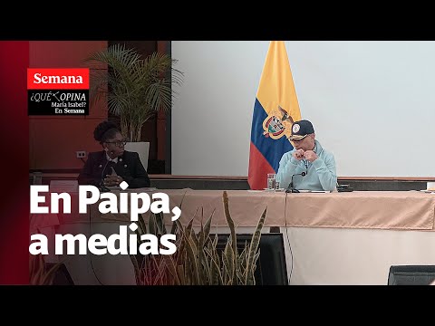 ¿Qué opina María Isabel? Petro en Paipa, a medias