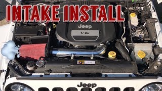 Jeep Wrangler JK Cold Air Intake Install - Rugged Ridge - Soundclip Before  & After - YouTube