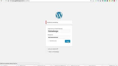 How To Log Into The Backend of Website
