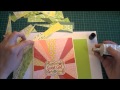 Как сделать яркую и оригинальную открытку из обрезков бумаги - Скрапбукинг / Aida Handmade