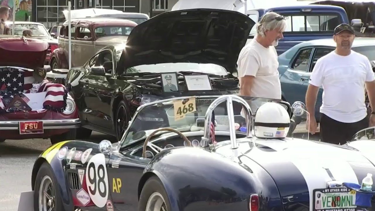 Oviedo auto show honors local veterans YouTube