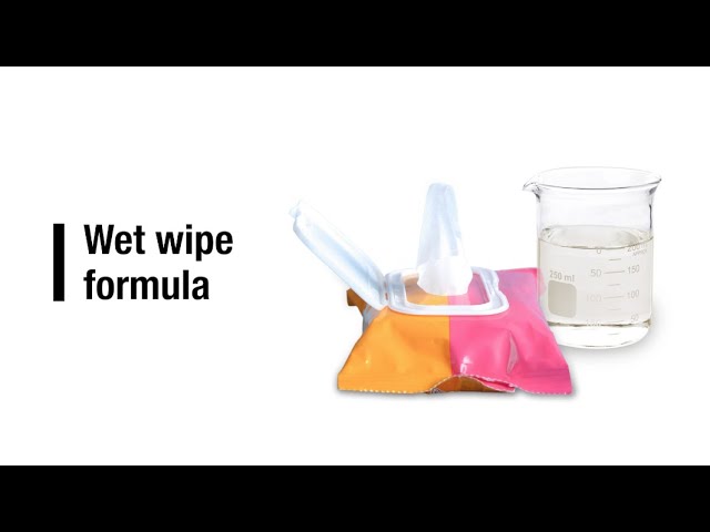 Wet wipe formula 