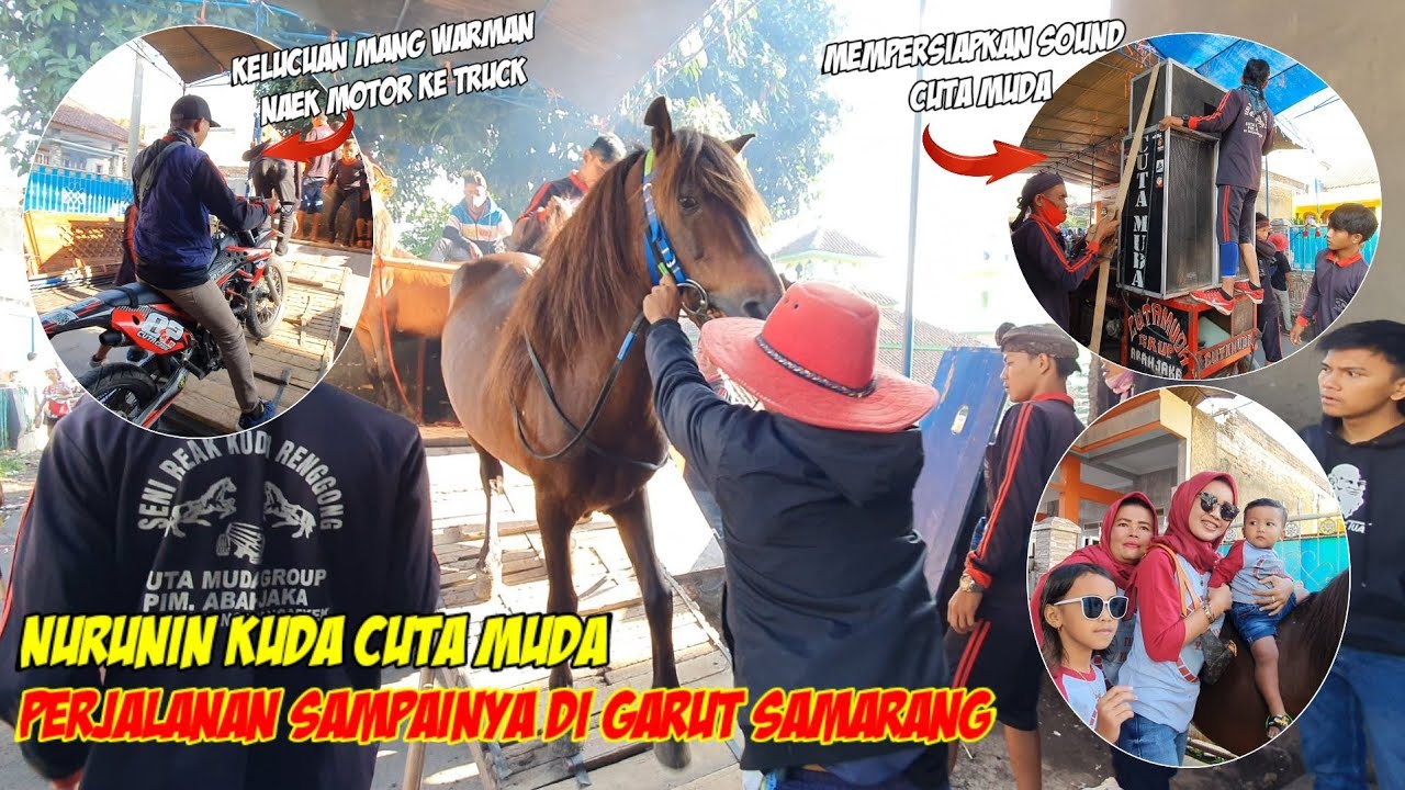 PERJALANAN NYAMPE DI GARUT SAMARANG 🐴 KESERUAN NURUN KUDA ‼️ PASANG SOUND CUTA MUDA