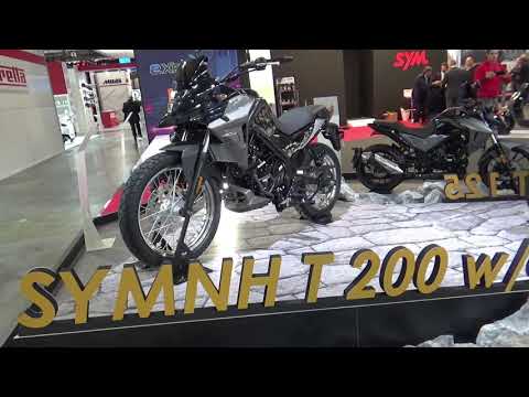 The New 2020 SYM SYMNTH 200 Motorcycle