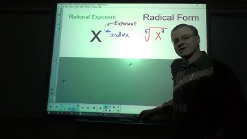 nth Roots and Rational Exponents 7.1 I misspelled numerator