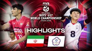 Iran 🇮🇷 vs. Chinese Taipei - Highlights | Semi Final | Boys' U17 World Championship 2026