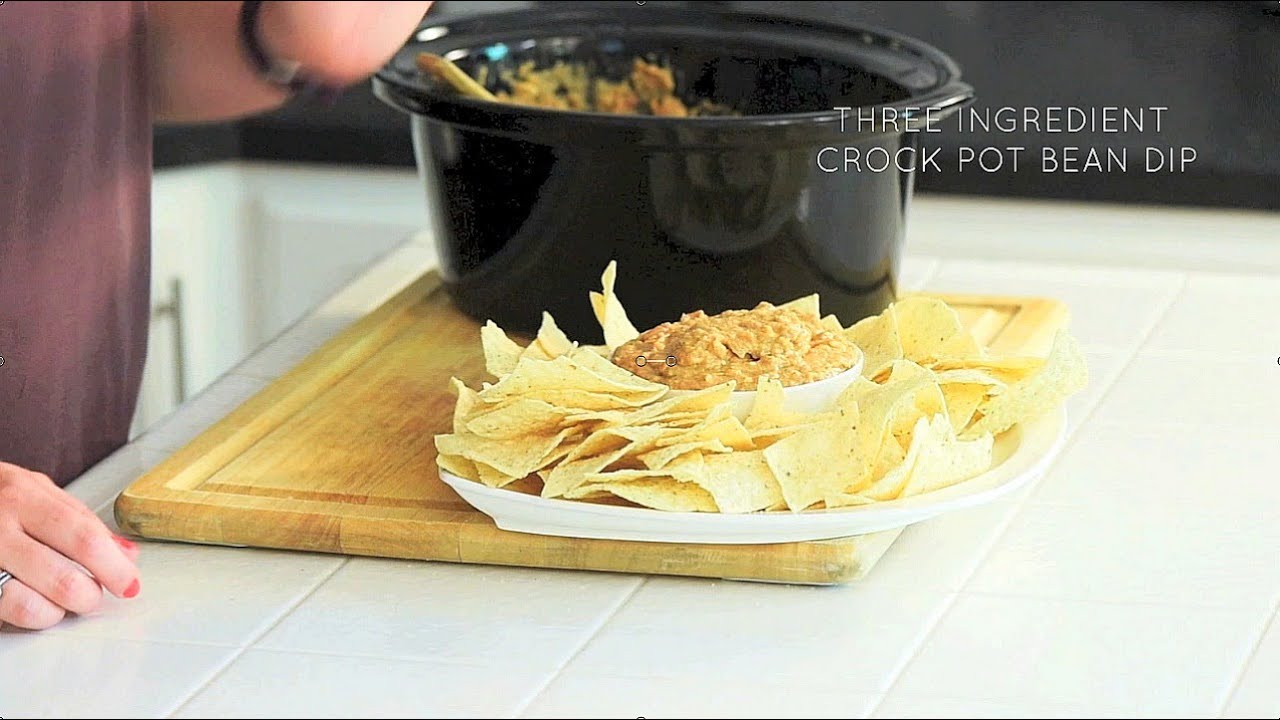 Low Fat Crock Pot Refried Bean Dip Recipe