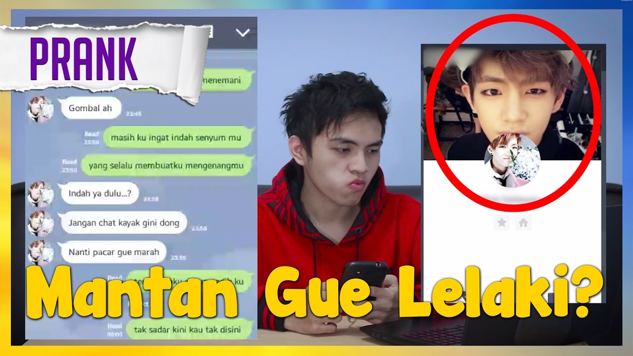 MANTAN GUE TRANSGENDER TEXT PRANK MANTAN PAKE LIRIK LAGU GALAU