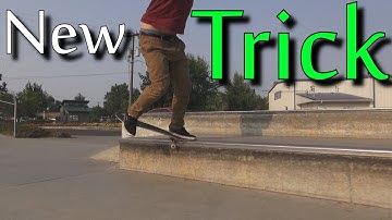 I Learned Backside 180 Nosegrind Switch Shove Out - Eddy Learns Crook Nollie Late Flip