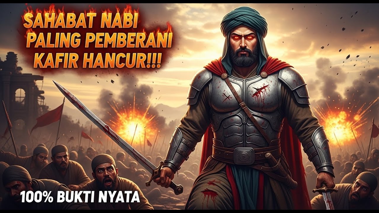 100% bukti nyata sahabat  nabi paling pemberani semua kafir hancur