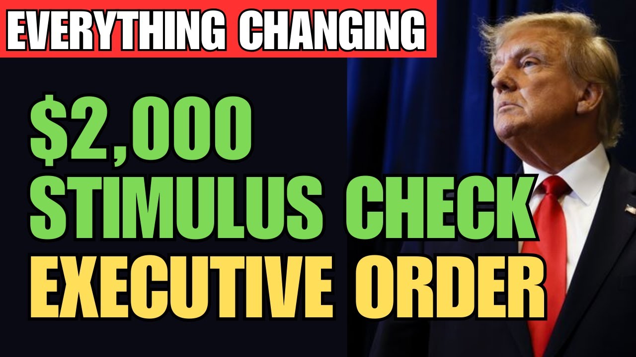 $2,000 Stimulus Check Update: Executive Order Explained for Seniors