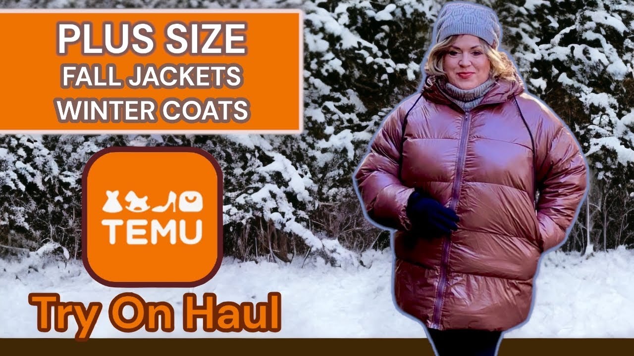 TEMU MUST HAVE PLUS SIZE WINTER COATS, PLUS SIZE TRY ON HAUL & REVIEW