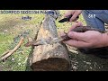 SCORPCO SD2G10H Folding Knife! Test out bush