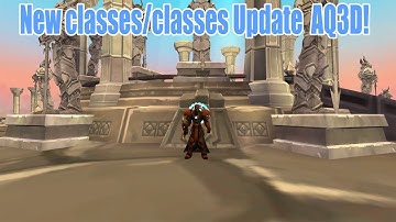 AQ3D: New classes are coming and Class Update (design notes)