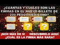 🔥SÚPER GUÍA LA FIRMA MÁS RARA DEL NUEVO BILLETE DE 200 PESOS QUIENES FIRMAN LOS BILLETES? LioAlch#31