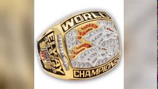 NFL1997  1998 Denver Broncos Super Bowl World Championship Ring