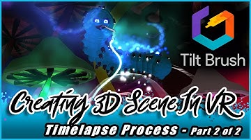 Google Tilt Brush Art VR [WMR] - Scene with Blocks 3D models