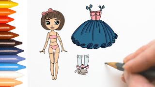 COMO DESENHAR BEBÊ DE PAPEL+CADEIRINHA+ PAPINHA+ PRINT DO DESENHO  #bonecadepapel #paperdolls 