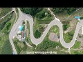 Drone view      1080fspring view of ppajae road by mavic2 drone