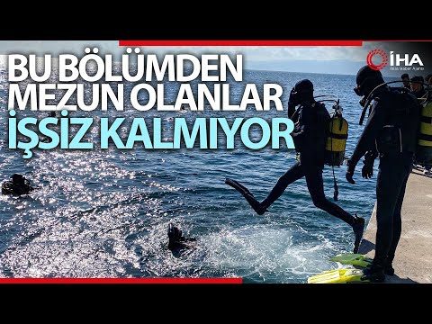 Birinci Sınıf Sanayi Dalgıcı Olup İşsiz Kalmıyorlar