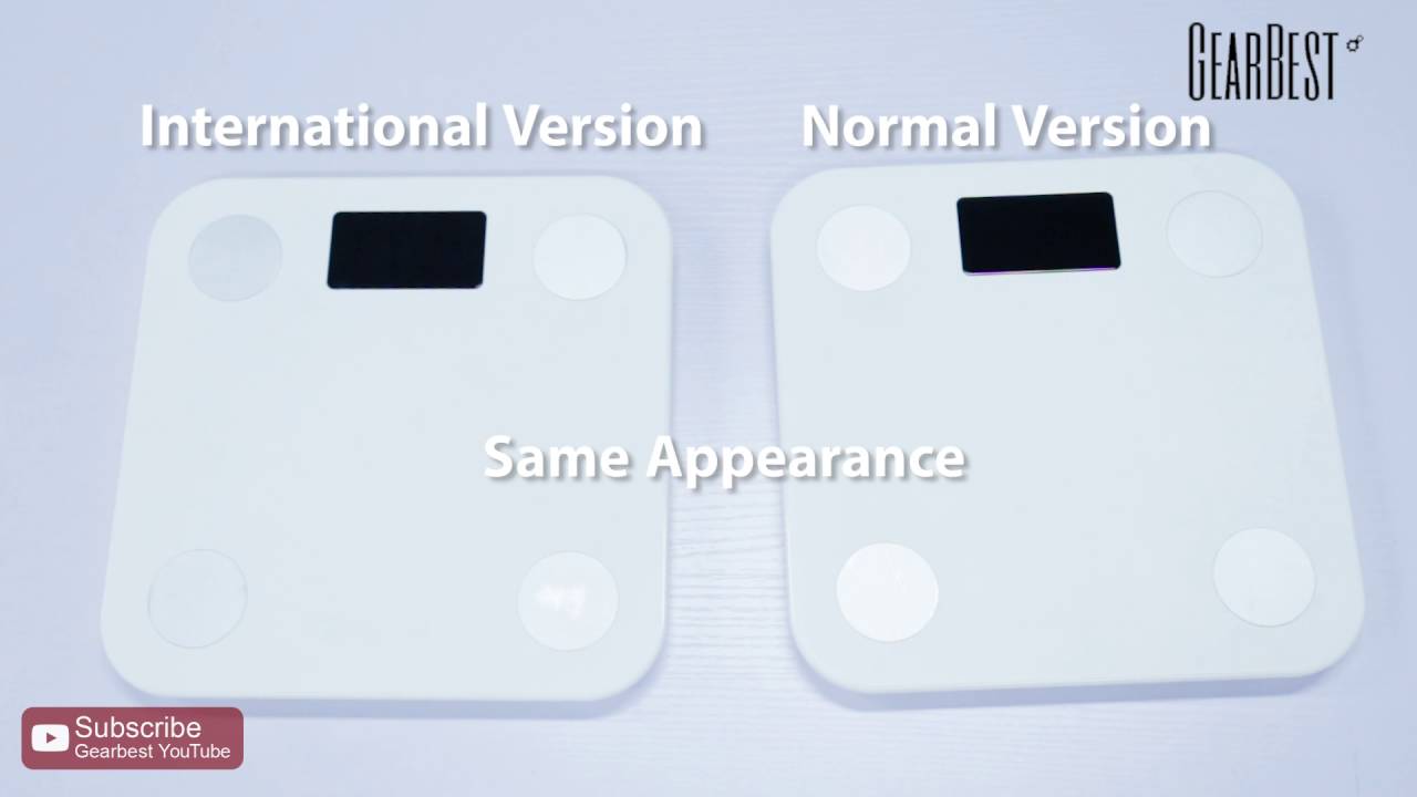 YUNMAI Mini Smart Scales: International & Normal Version - Gearbest.com