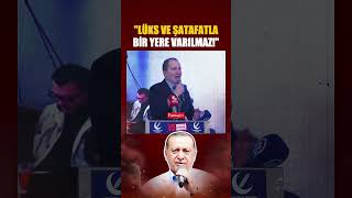 Fatih Erbakandan Hurbaşkanı Erdoğana Lüks Ve Şatafatla Bir Yere Varılmaz