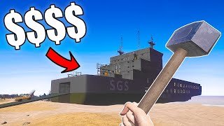 Scrapping the BIGGEST SHIP YET in Ship Graveyard Simulator!