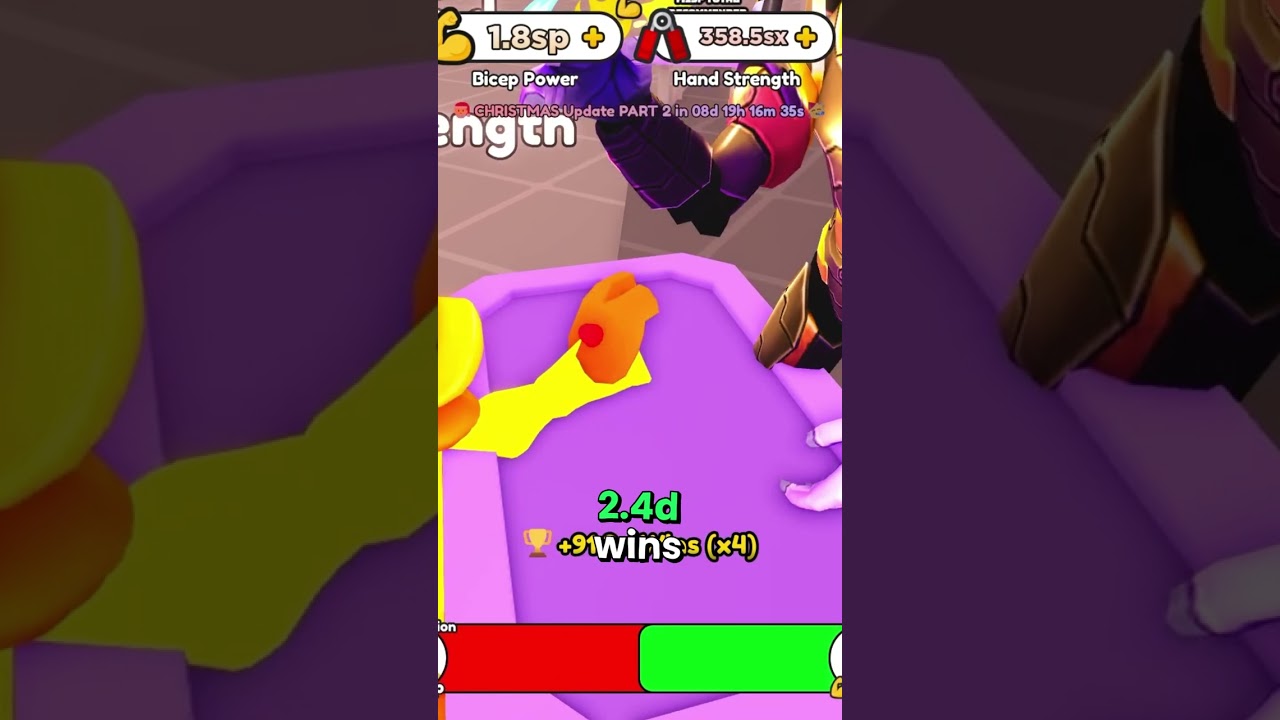 I FINALLY GOT ON THE GLOBAL LEADERBOARD! #roblox #armwrestlesimulator