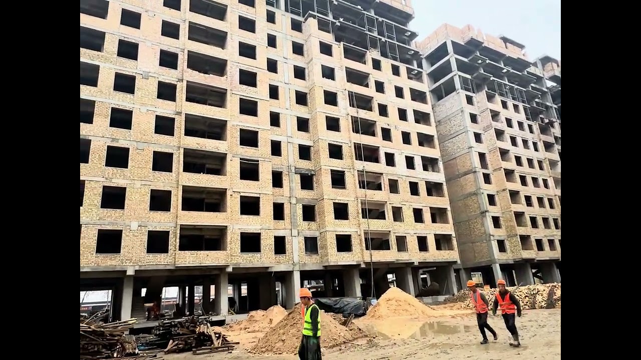 Хбк в блок 8эт 75.5м2.г блок 11.эт 83.8м2.г блок 85.2м2 бпасы 650$м2 ‪+996 503 617 133‬