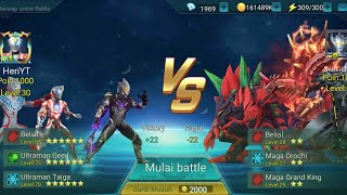 Push sampe diamond pake squad black belial atrocious - Ultraman legend hero