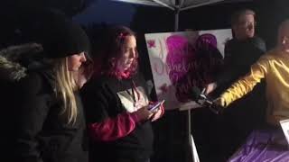 Candlelight vigil for Hartley Anderson #2