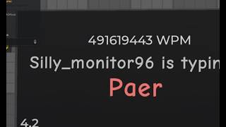 Details Roblox spelling bee but its just me getting over 1k wpm Update