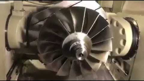Pure Titanium Turbine Blade 5-Axis CNC Technology