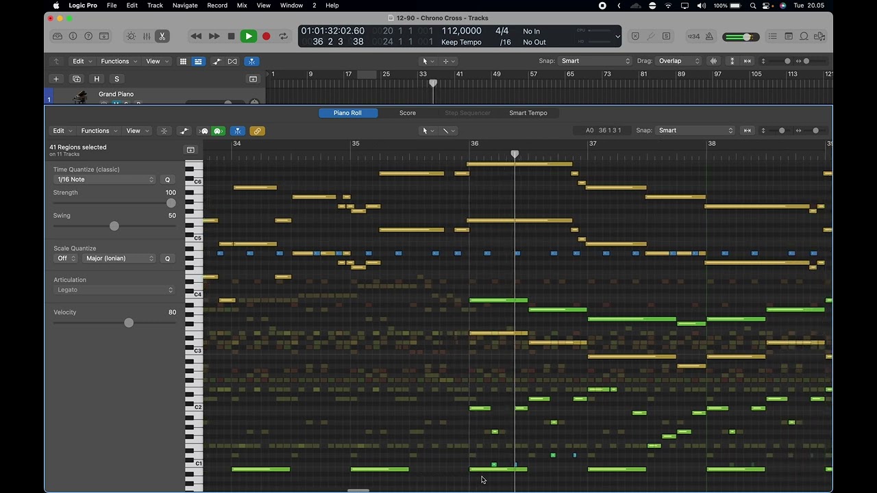 Chrono Cross OST - Time's Scar (Logic Pro Remake)