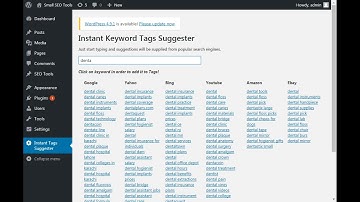 Video Preview of Instant Keyword Tags Suggester WordPress Plugin