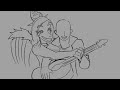 Fang Trying to Teach a Skinnie Guitar