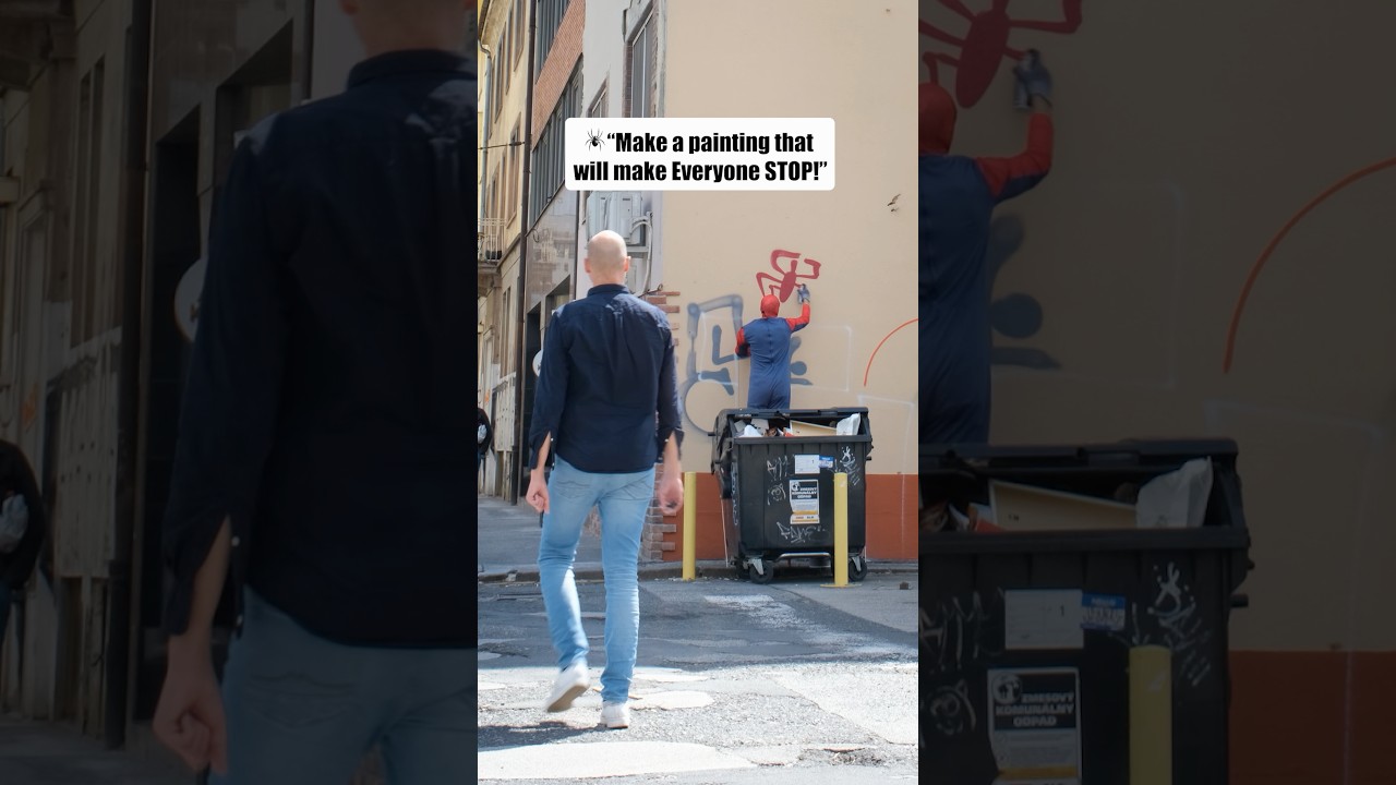 When Spider-Man hires a Muralist!