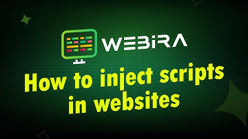 How to inject scripts in websites
