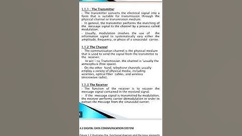 ECE 5 Digital communication Introduction