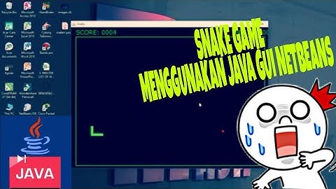 Membuat Game Snake Menggunakan Java GUI Netbeans